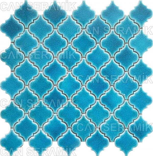 Fileli Çini Arabesk Modeli Turkuaz Renkli Fileli Mozaik Modelleri Desenleri Fiyatları 3d Üç Boyutlu Yeni Modern Fileli Çini Seramik Desenleri Modelleri