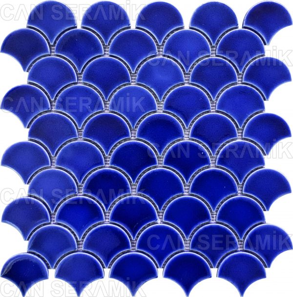 Fileli Çini Balık Pulu Modeli Kobalt Renkli Fileli Mozaik Modelleri Desenleri Fiyatları 3d Üç Boyutlu Yeni Modern Fileli Çini Seramik Desenleri Modelleri