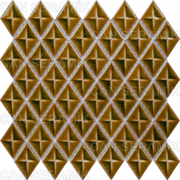 Fileli Çini Baklava Modeli Karamel Renkli Fileli Mozaik Modelleri Desenleri Fiyatları 3d Üç Boyutlu Yeni Modern Fileli Çini Seramik Desenleri Modelleri