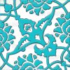 Kabartmalı Çini Karo Rumi Desen Rumi Desenli Çini Karolar Rölyefli Çini Karo Seramik Modelleri Klasik Rumi Deseni Kaşi Çini Modelleri
