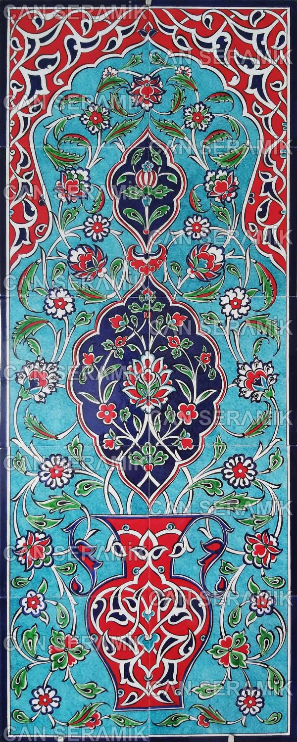 Eldekoru İznik Çini Pano Modelleri El Yapımı İznik Çini Pano Fiyatları Kütahya Çinisi ile İznik Çinisi Arasındaki Fark Çerçeveli Çini Pano