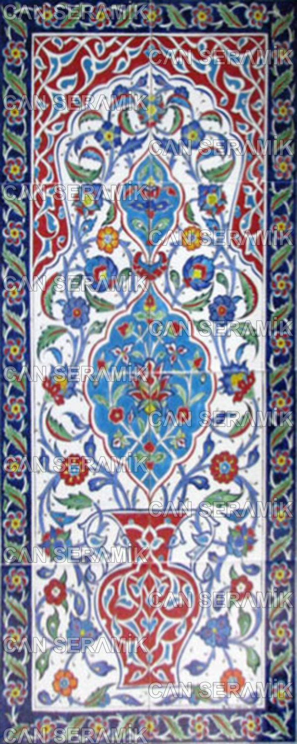 Eldekoru İznik Çini Pano Modelleri El Yapımı İznik Çini Pano Fiyatları Kütahya Çinisi ile İznik Çinisi Arasındaki Fark Çerçeveli Çini Pano