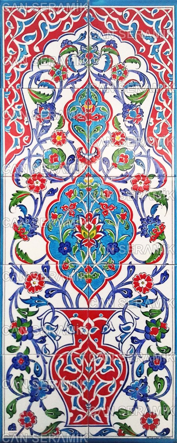 Eldekoru İznik Çini Pano Modelleri El Yapımı İznik Çini Pano Fiyatları Kütahya Çinisi ile İznik Çinisi Arasındaki Fark Çerçeveli Çini Pano