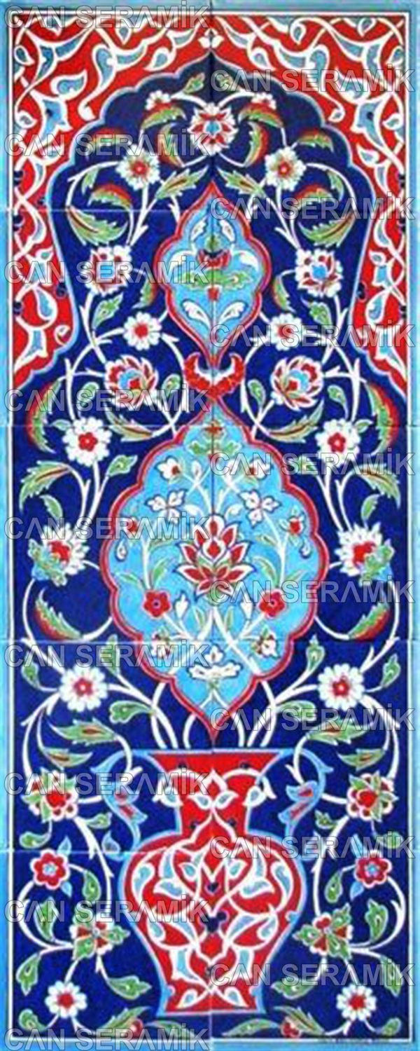 El Dekoru İznik Çini Pano Modelleri El Yapımı İznik Çini Pano Fiyatları Kütahya Çinisi ile İznik Çinisi Arasındaki Fark Çerçeveli Çini Pano