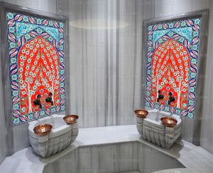 Kurna Arkası Çini Pano Modelleri El Yapımı İznik Çini Pano Modelleri Desenleri Fiyatları El Boyaması Kütahya Hamam Çinileri Fiyatları