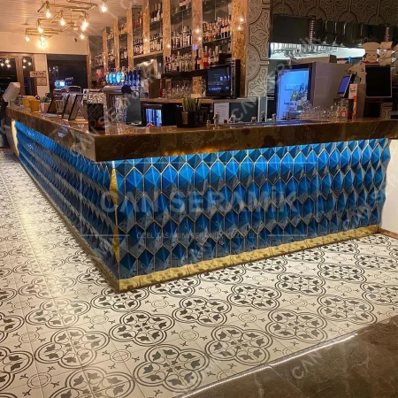 Safir piramit bar seramiği uygulaması